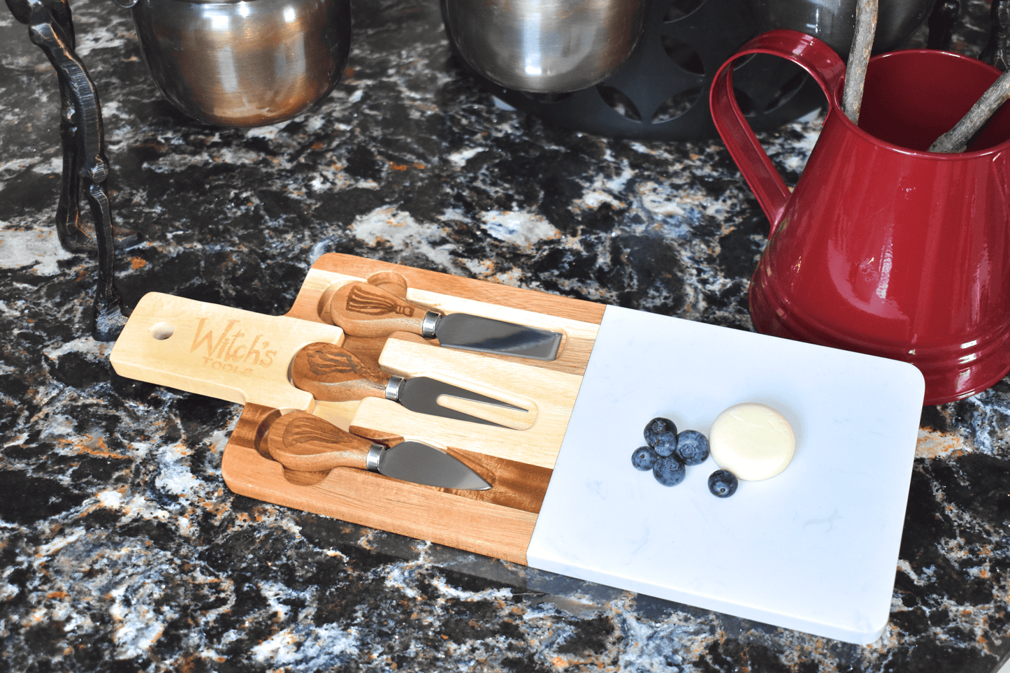 Witch's Tools Cheese Board