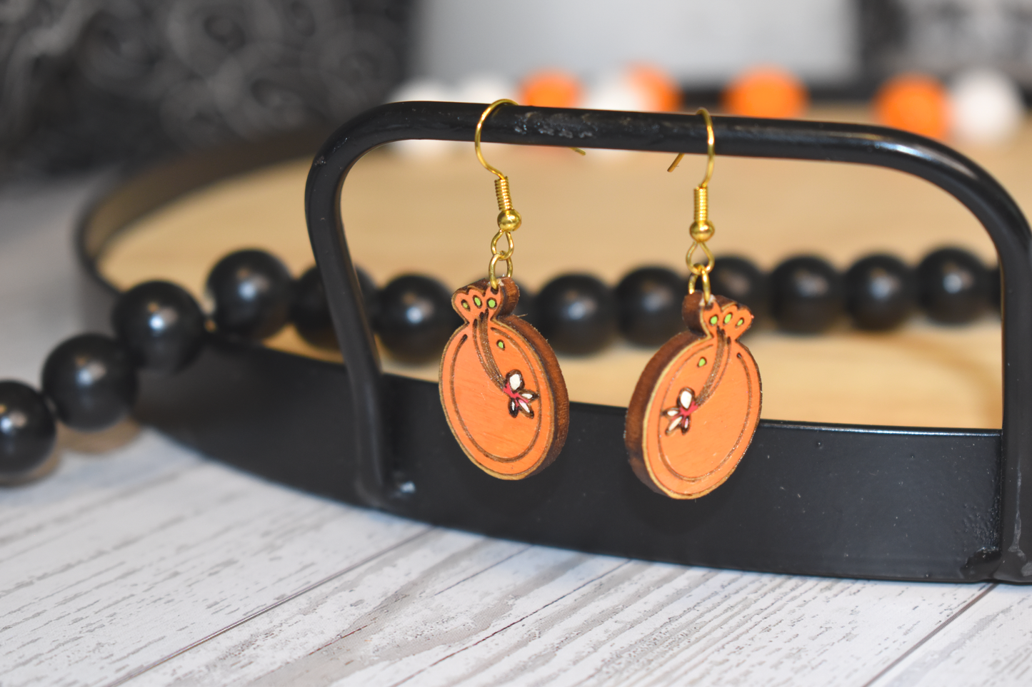Orange Berry Earring