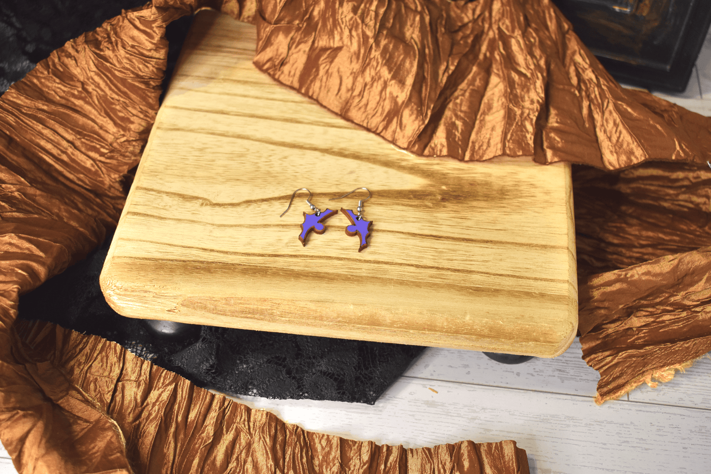 Simple Bat Earring