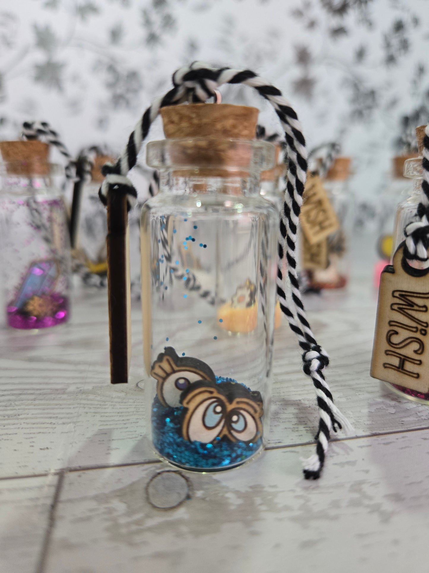 Wish & Wonder Potion Bottle Wish Bottle Spell Jar Charm Vial Magic Bottle Intent Bottle Magic Tonic