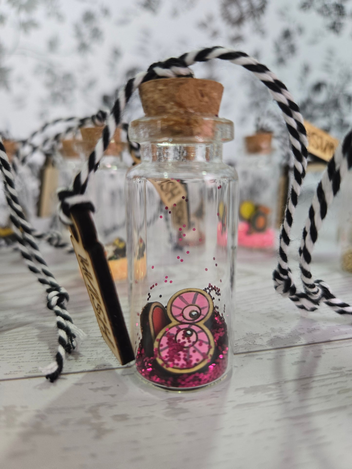 Wish & Wonder Potion Bottle Wish Bottle Spell Jar Charm Vial Magic Bottle Intent Bottle Magic Tonic