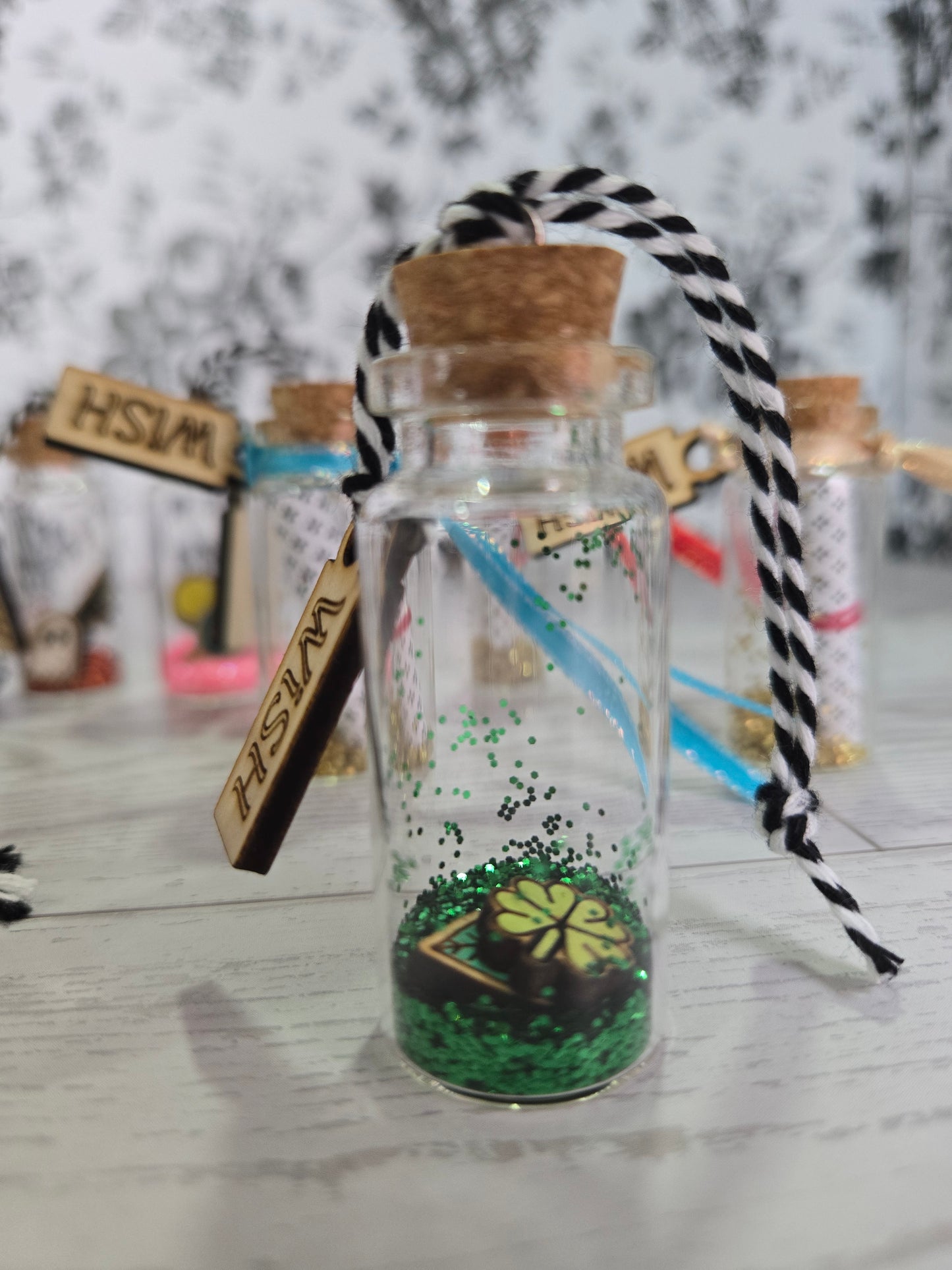 Wish & Wonder Potion Bottle Wish Bottle Spell Jar Charm Vial Magic Bottle Intent Bottle Magic Tonic