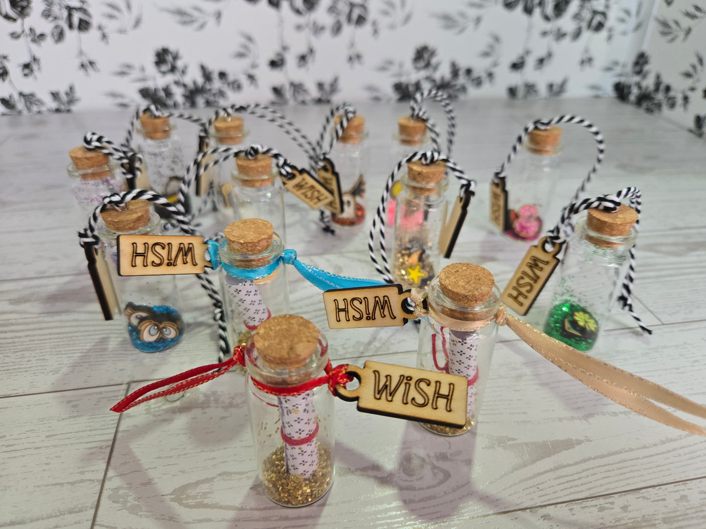 Wish & Wonder Potion Bottle Wish Bottle Spell Jar Charm Vial Magic Bottle Intent Bottle Magic Tonic