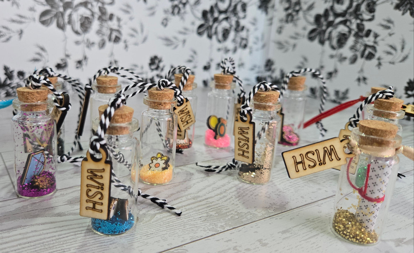 Wish & Wonder Potion Bottle Wish Bottle Spell Jar Charm Vial Magic Bottle Intent Bottle Magic Tonic