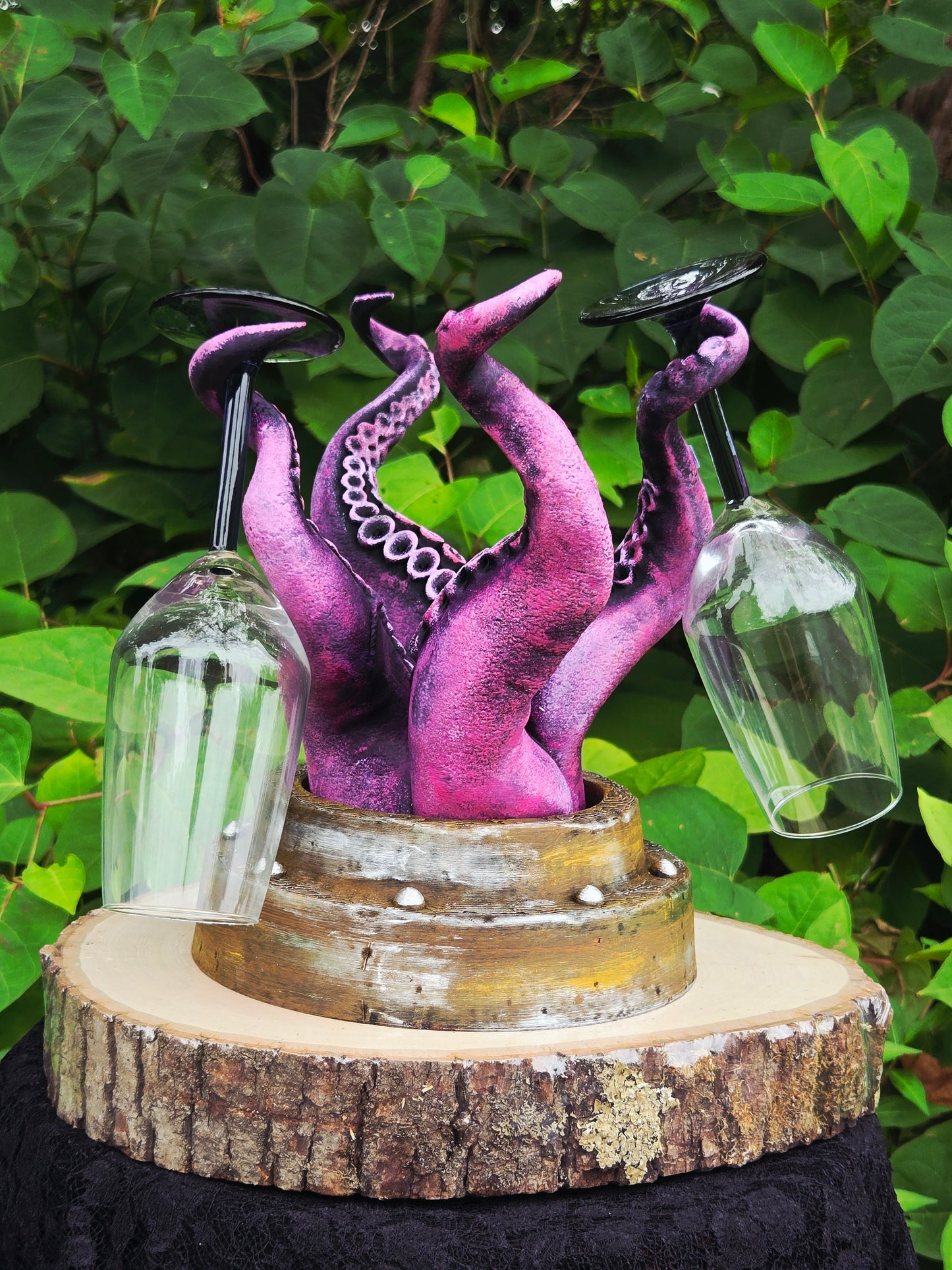 Octopus Tentacle Wine Glass Holder Wall Hanger Keys Holder Coffee Mug Holder