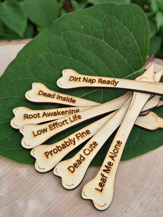 Humorous Plant Signs Plant Markers Plant Labels Garden Markers Plant Tags Plant Stakes
