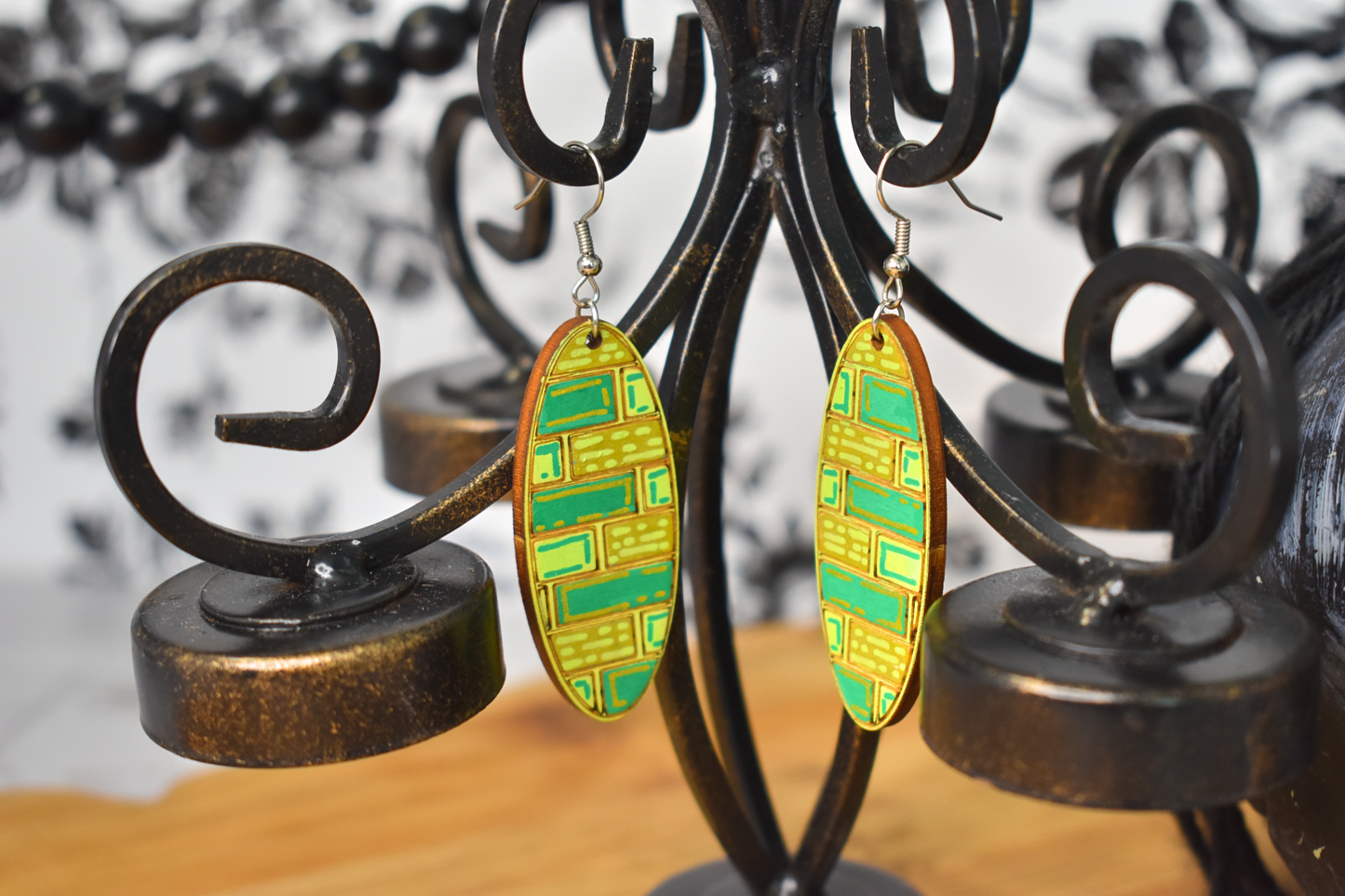 Irish Brick Earring