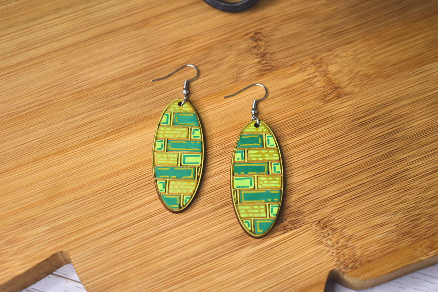 Irish Brick Earring