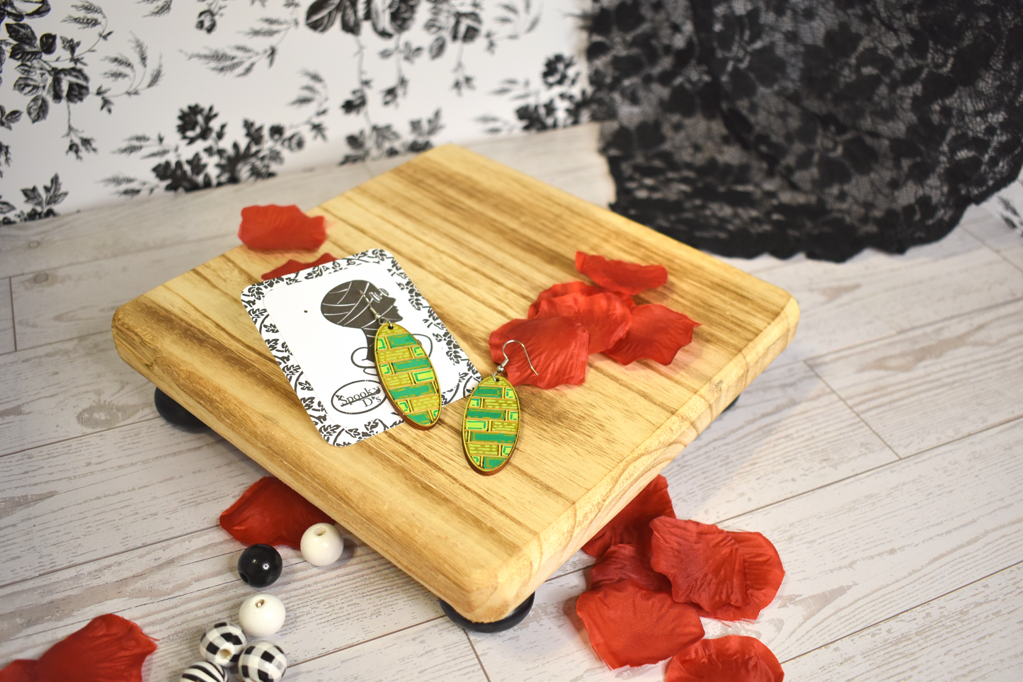 Irish Brick Earring
