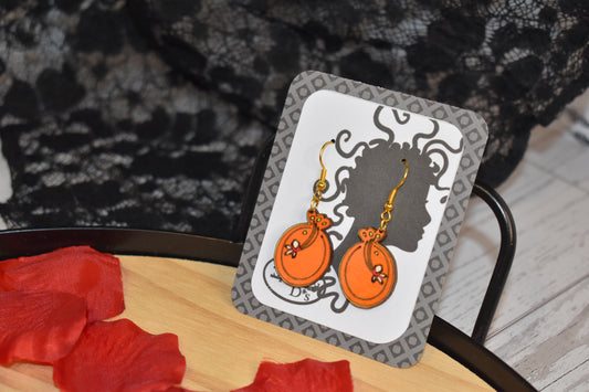 Orange Berry Earring