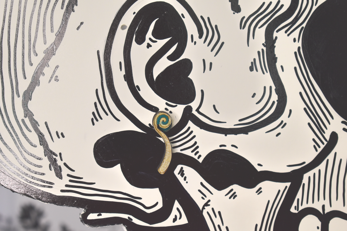 Elevated Swirl Earring