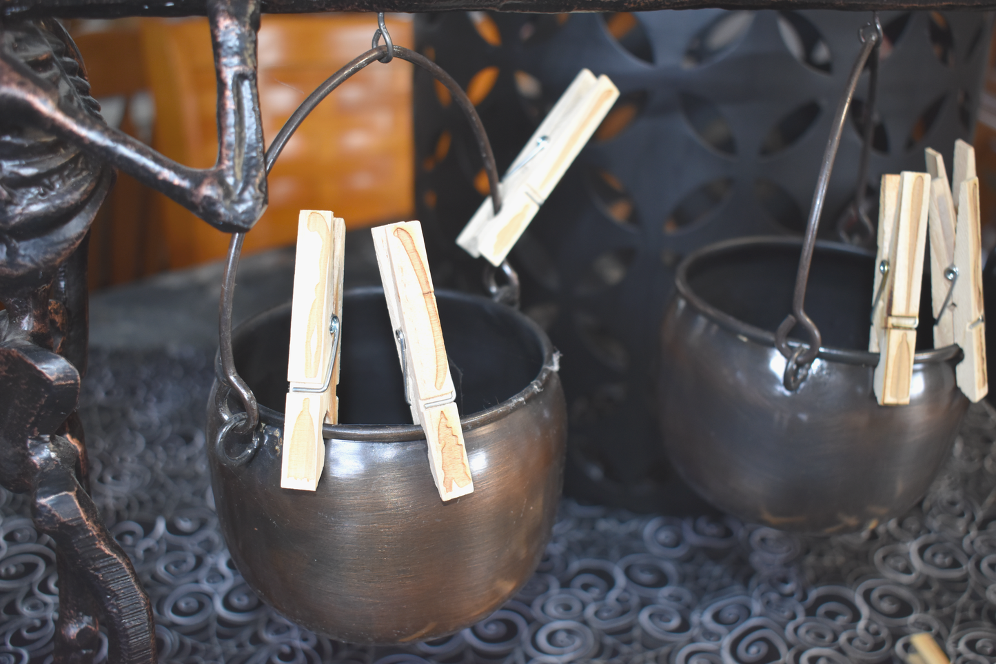 Broom Clips / Clothespins