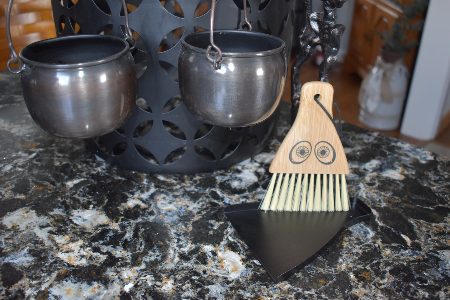 Monster Hand Brush and Dust Pan Set