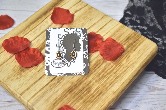 Black & White Stone Earring