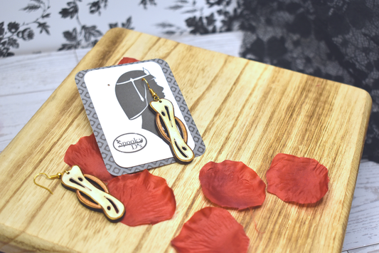 Golden Bones Earring